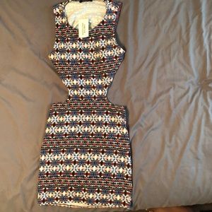 Cutout Backless bodycon dress Forever21